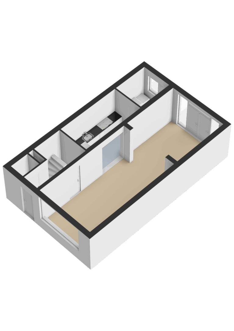 202_Begane grond - 3D