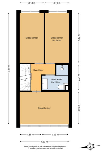 203_Eerste verdieping - 2D