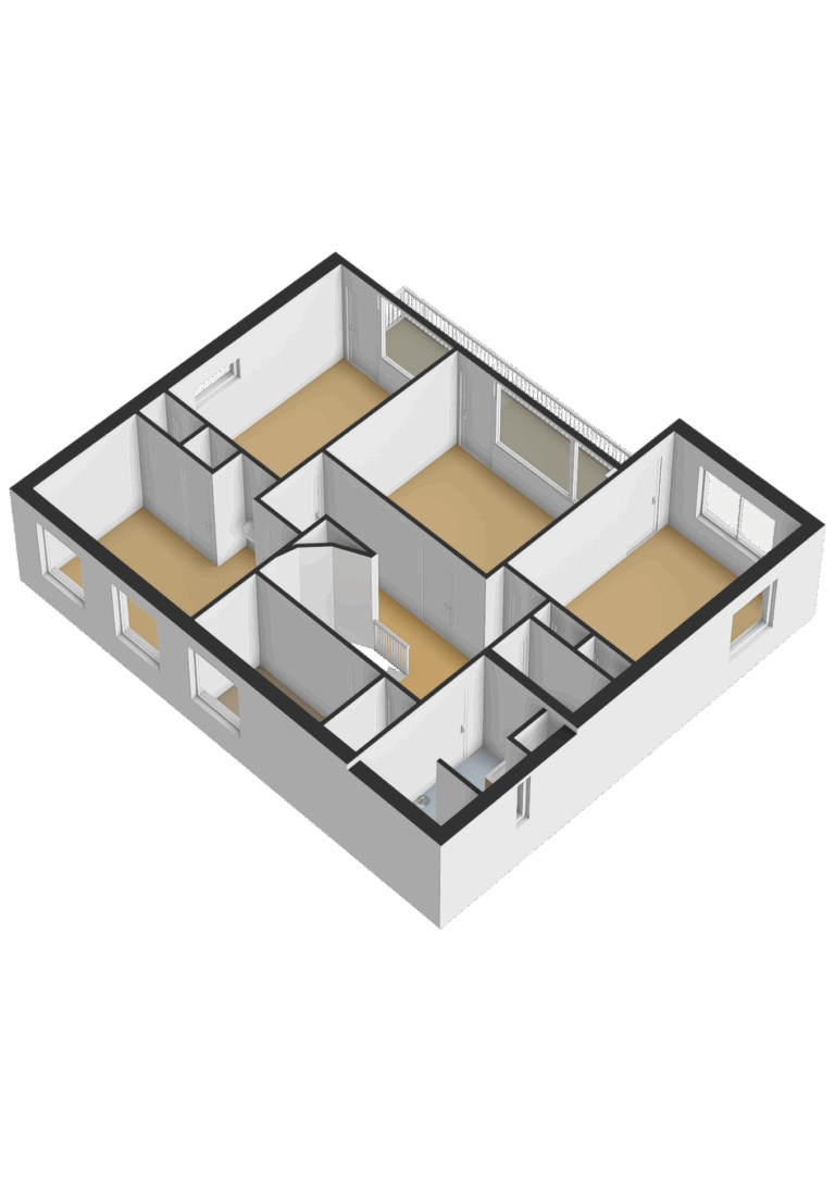 204_Eerste verdieping - 3D