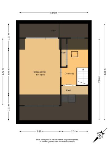 205_Tweede verdieping - 2D