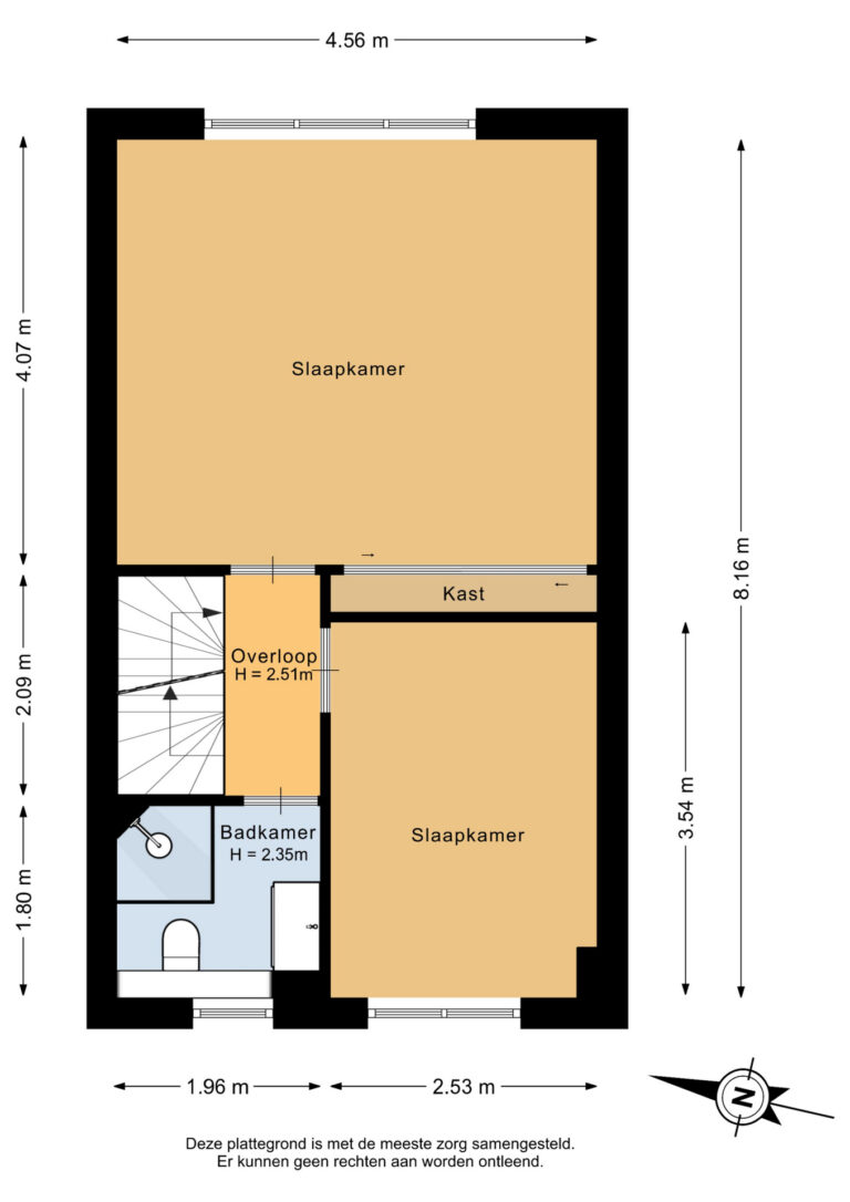 Eerste verdieping - 2D