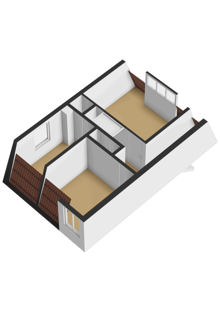Eerste verdieping - 3D