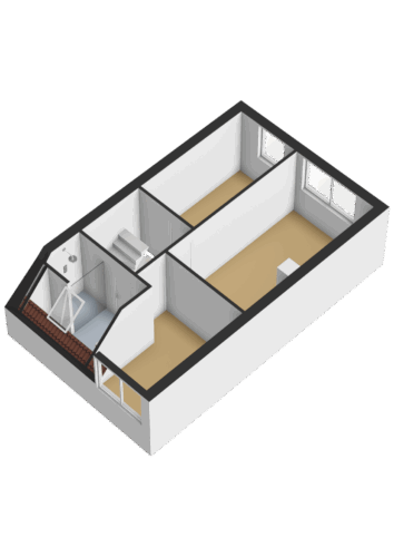 Eerste verdieping - 3D