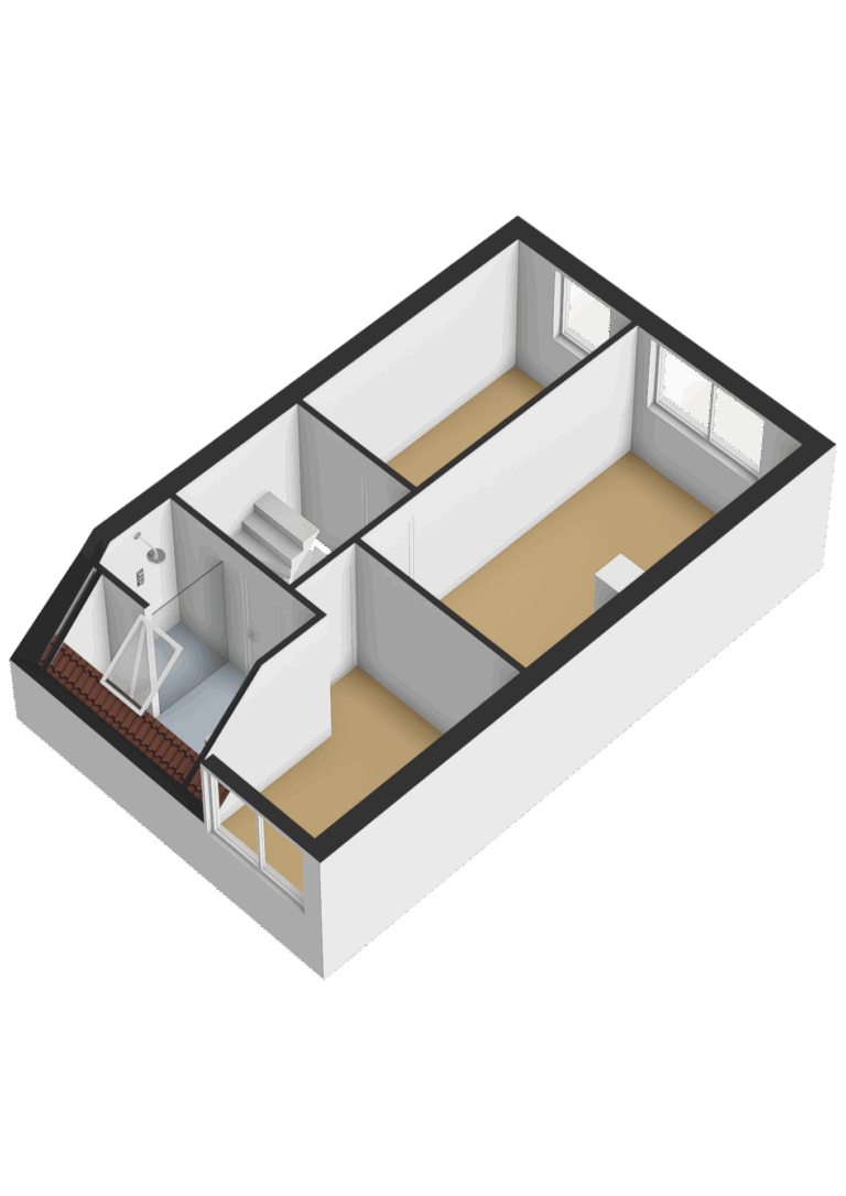 Eerste verdieping - 3D