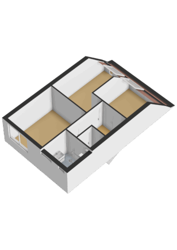 Eerste verdieping - 3D