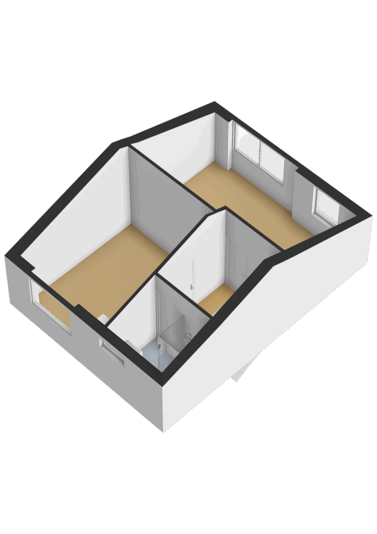 Eerste verdieping - 3D