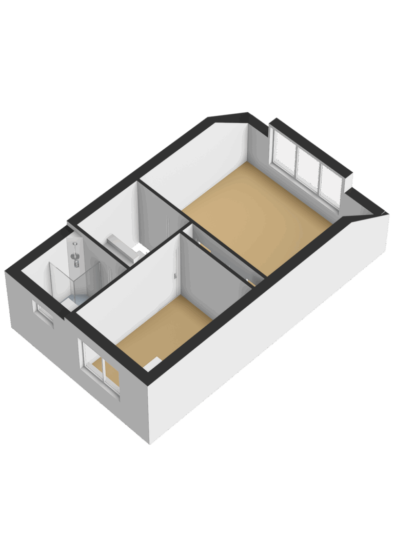 Eerste verdieping - 3D