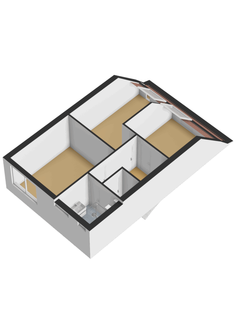 Eerste verdieping - 3D