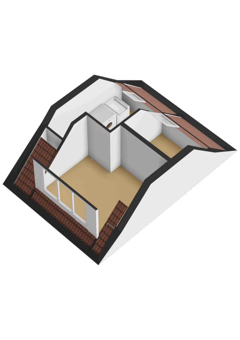 Tweede verdieping - 3D