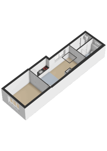 202_Begane grond - 3D