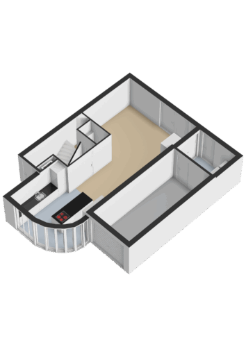 202_Begane grond - 3D