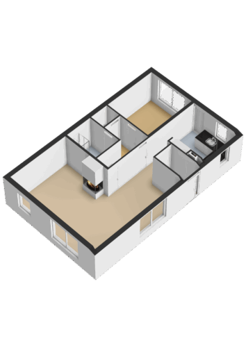 202_Begane grond - 3D