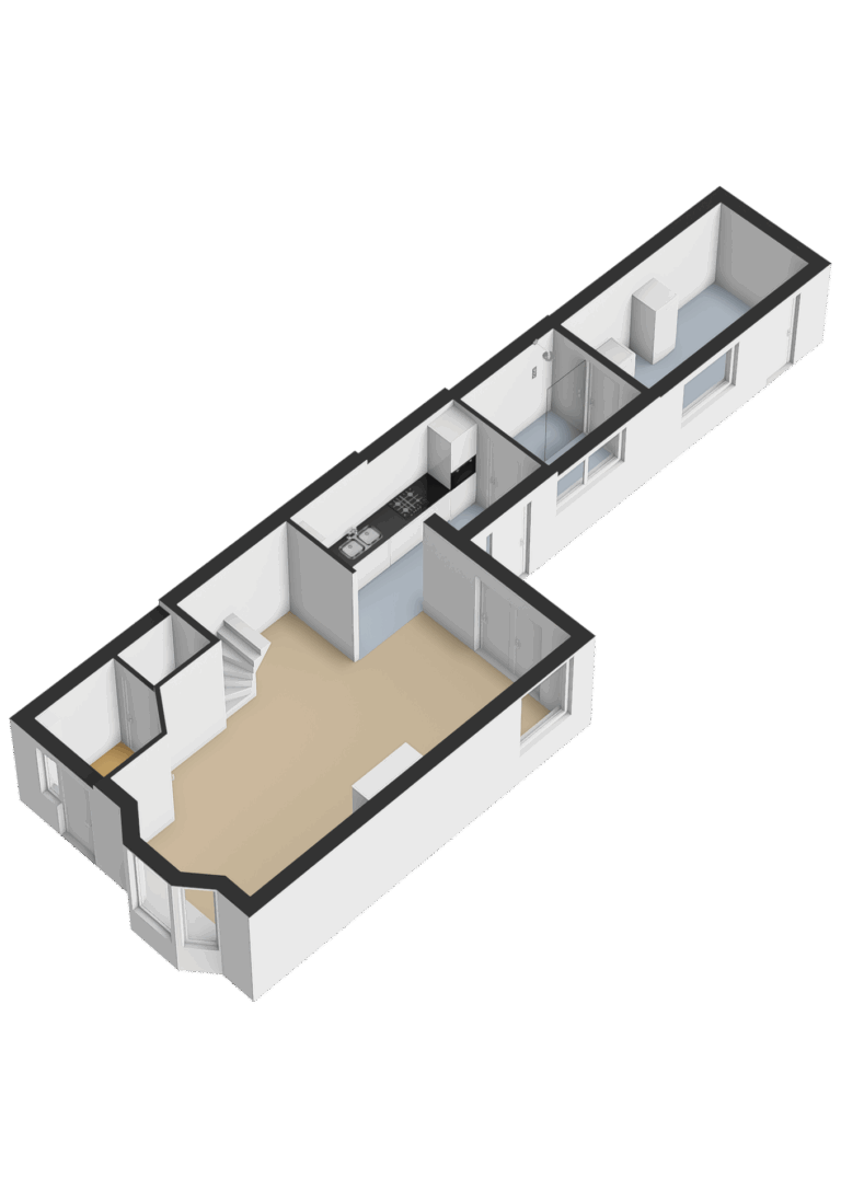 202_Begane grond - 3D