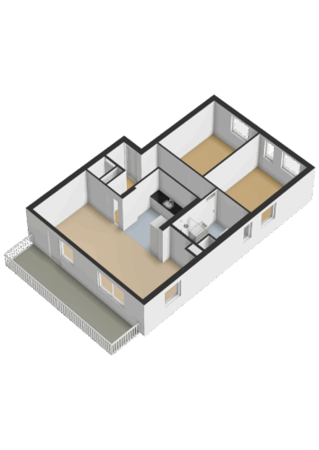 202_Eerste verdieping - 3D