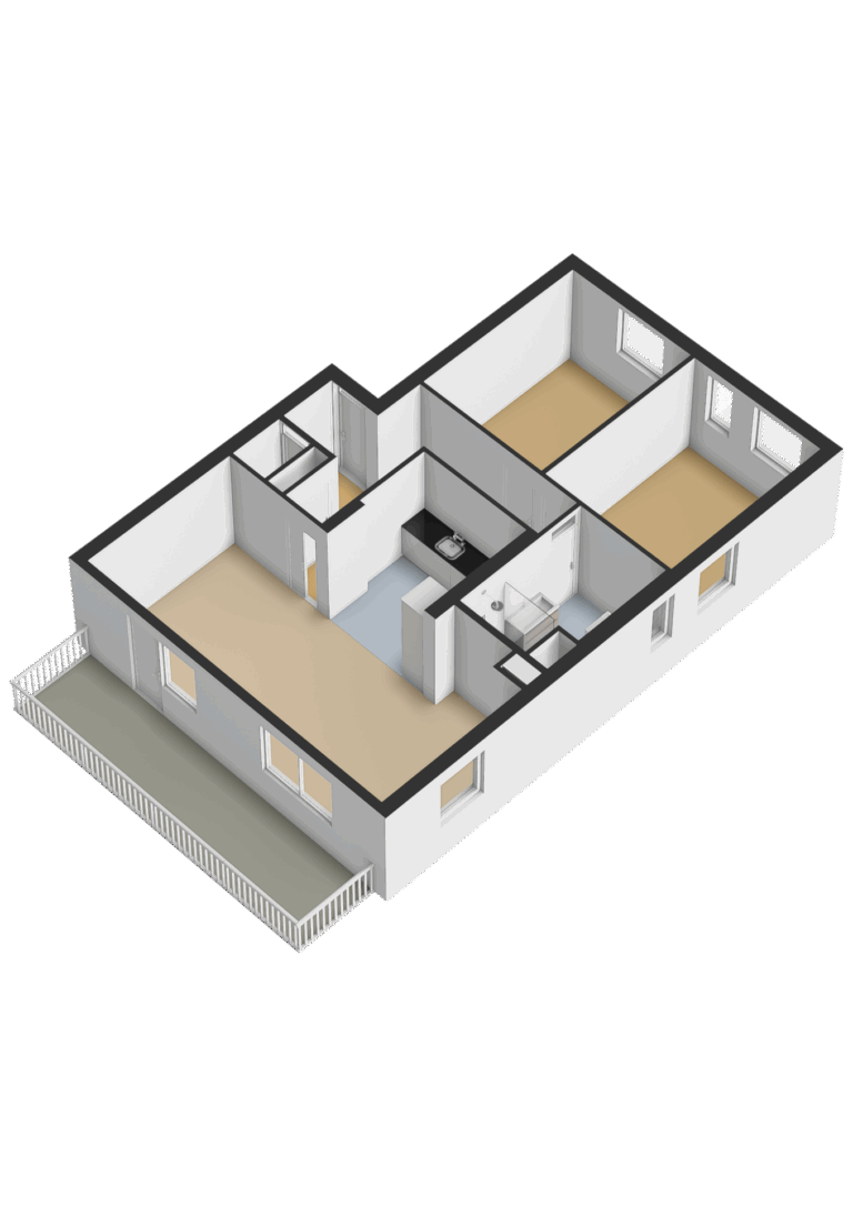202_Eerste verdieping - 3D