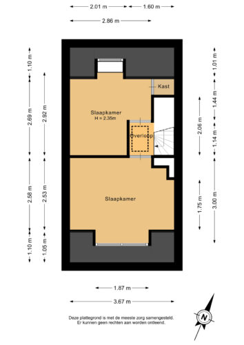 203_Eerste verdieping - 2D