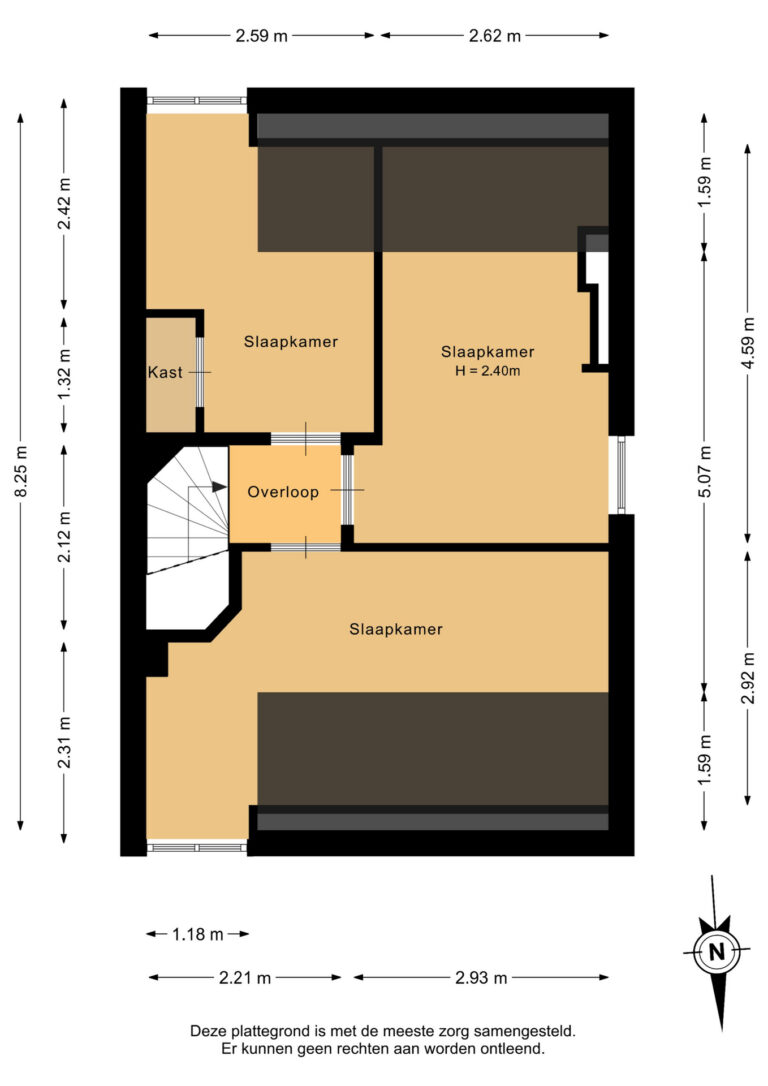 211_Tweede verdieping - 2D