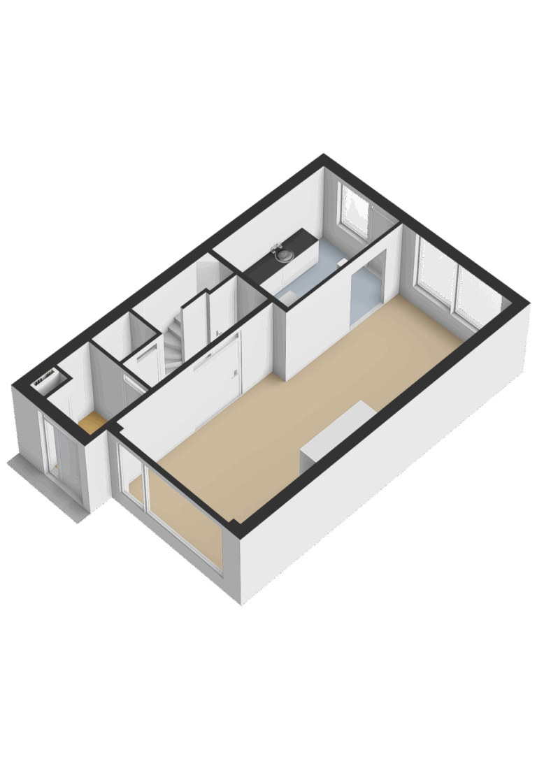 Begane grond - 3D
