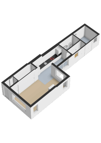 Begane grond - 3D