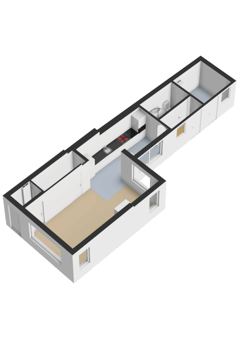 Begane grond - 3D