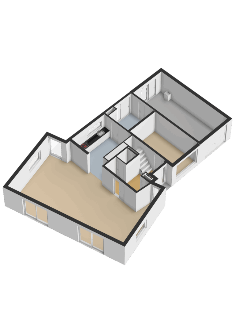 Begane grond - 3D