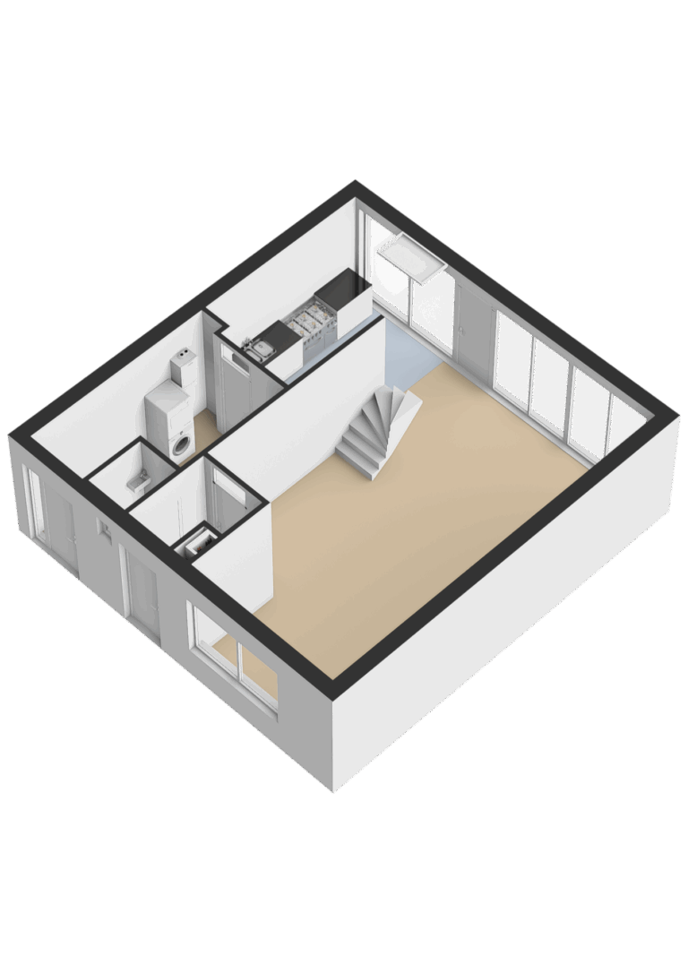 Begane grond - 3D