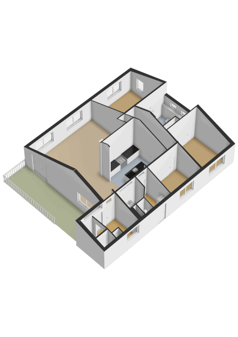 Begane grond - 3D
