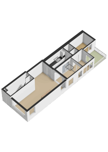 Begane grond - 3D