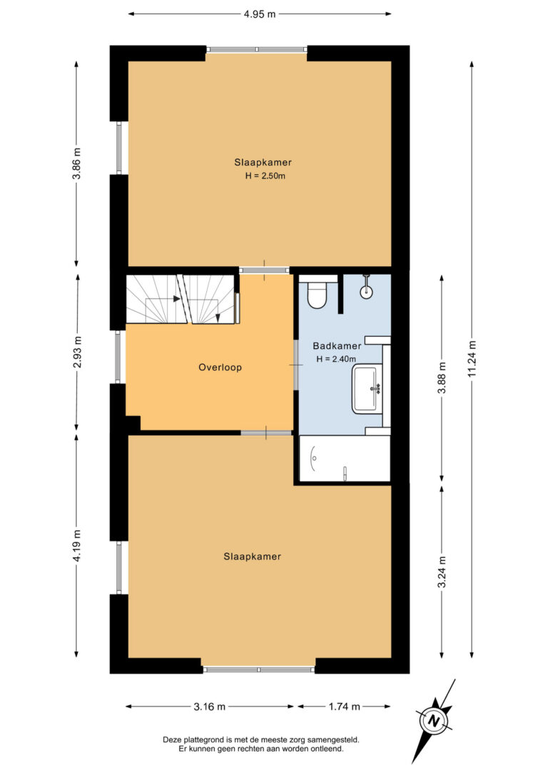 Eerste verdieping - 2D