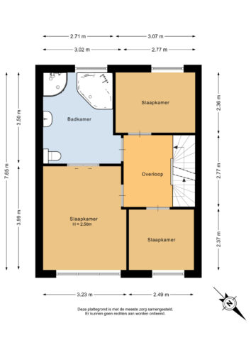 Eerste verdieping - 2D