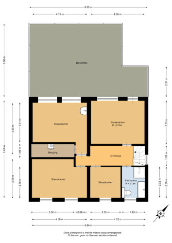 Eerste verdieping - 2D