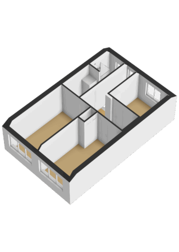 Eerste verdieping - 3D