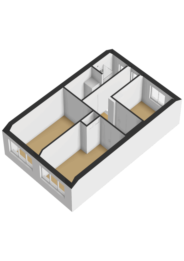 Eerste verdieping - 3D