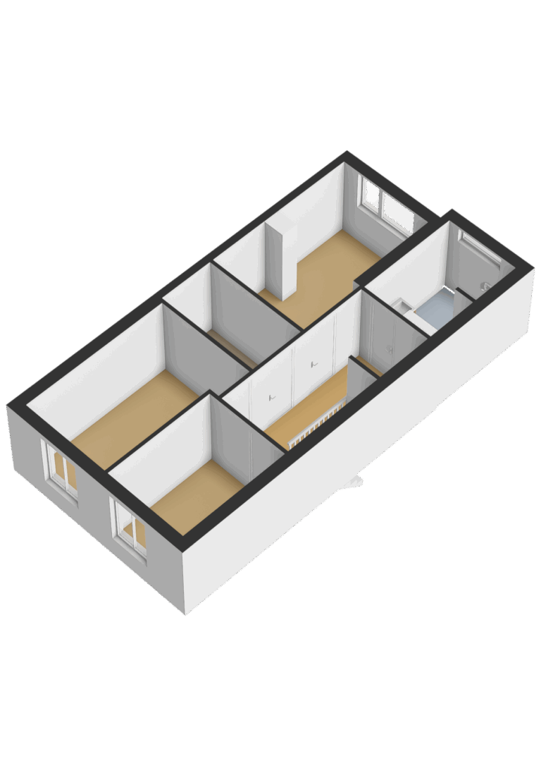 Eerste verdieping - 3D