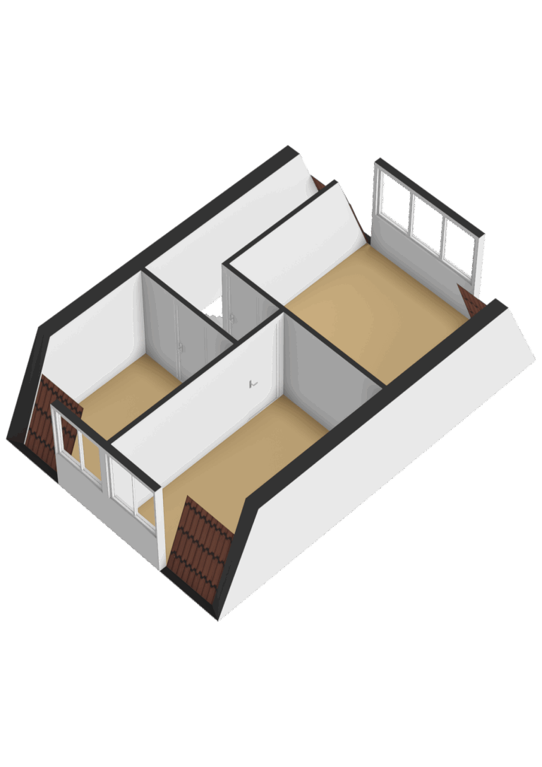 Eerste verdieping - 3D