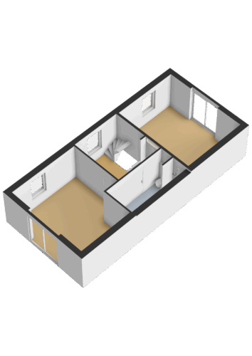 Eerste verdieping - 3D