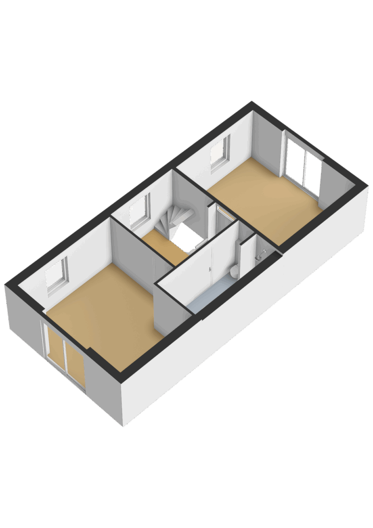 Eerste verdieping - 3D