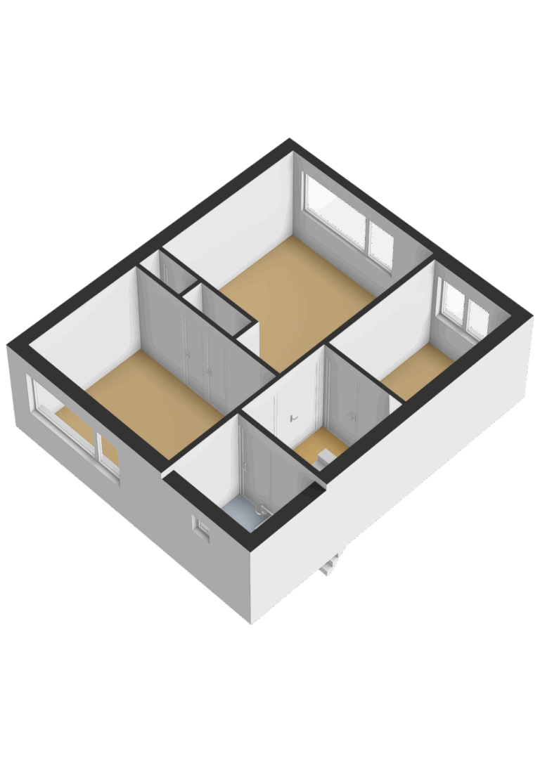 Eerste verdieping - 3D