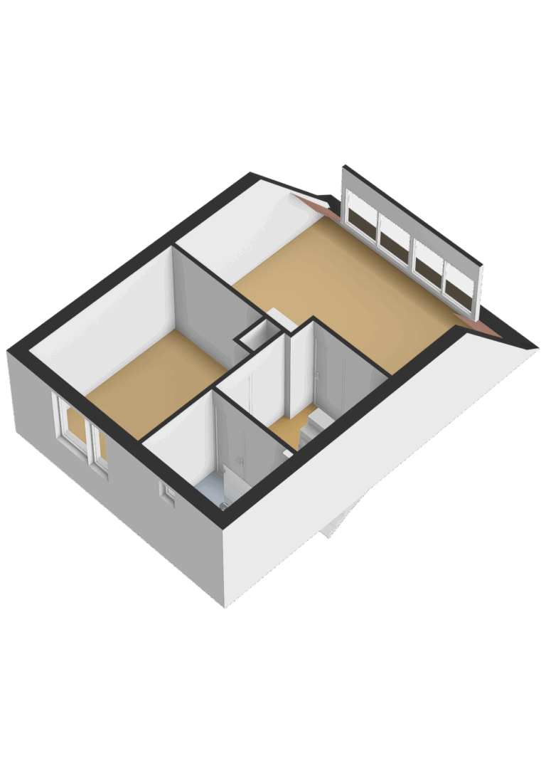 Eerste verdieping - 3D