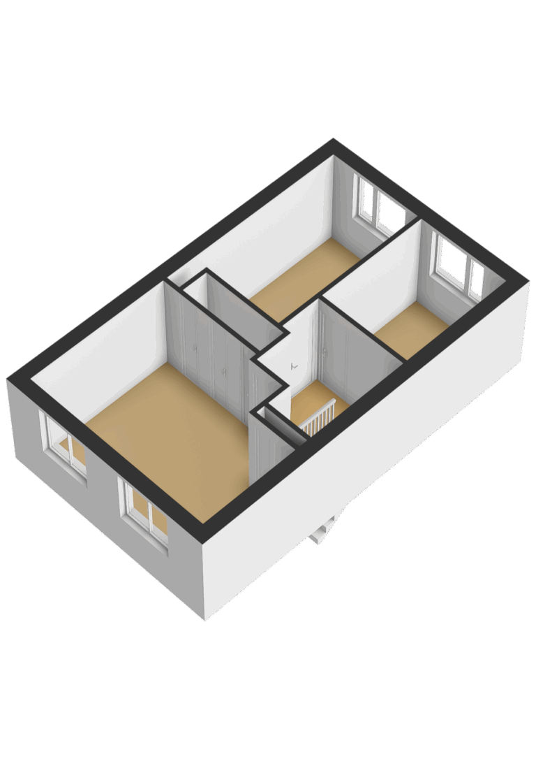 Eerste verdieping - 3D