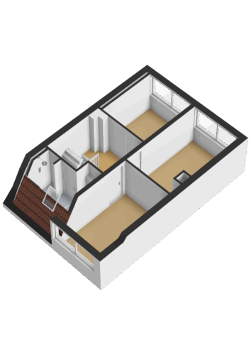 Eerste verdieping - 3D