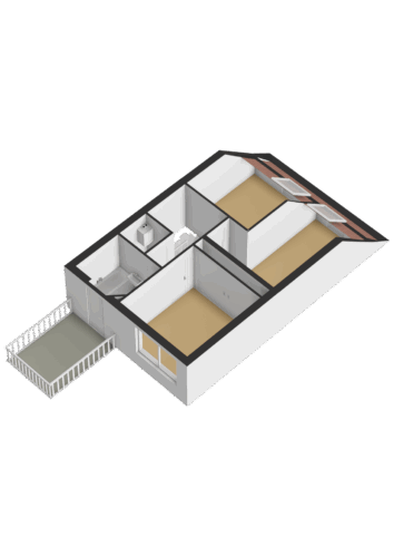 Eerste verdieping - 3D