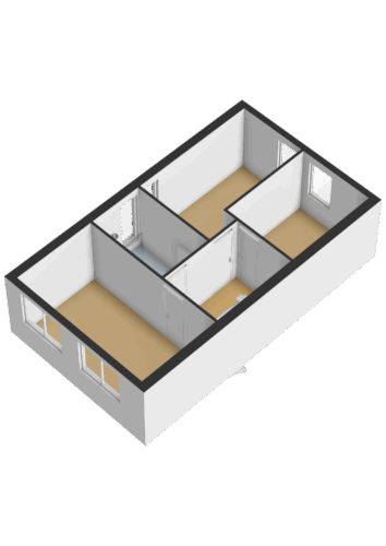 Eerste verdieping - 3D