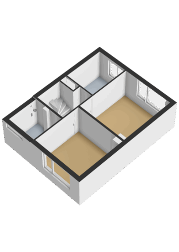 Eerste verdieping - 3D