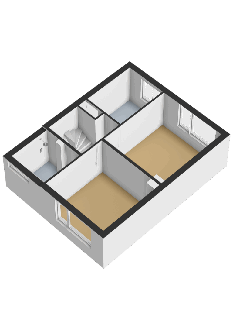 Eerste verdieping - 3D