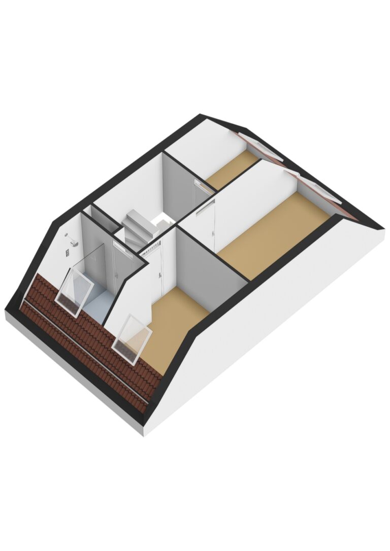Eerste verdieping - 3D