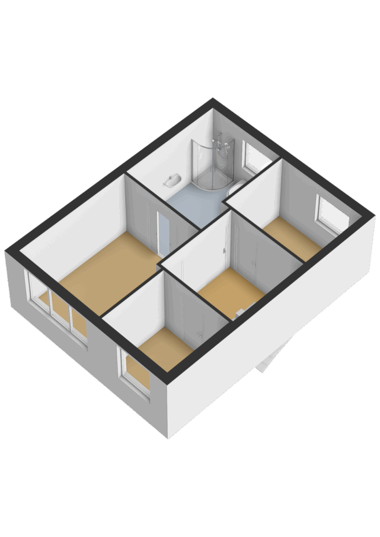 Eerste verdieping - 3D