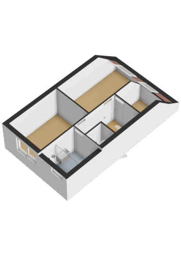 Eerste verdieping - 3D