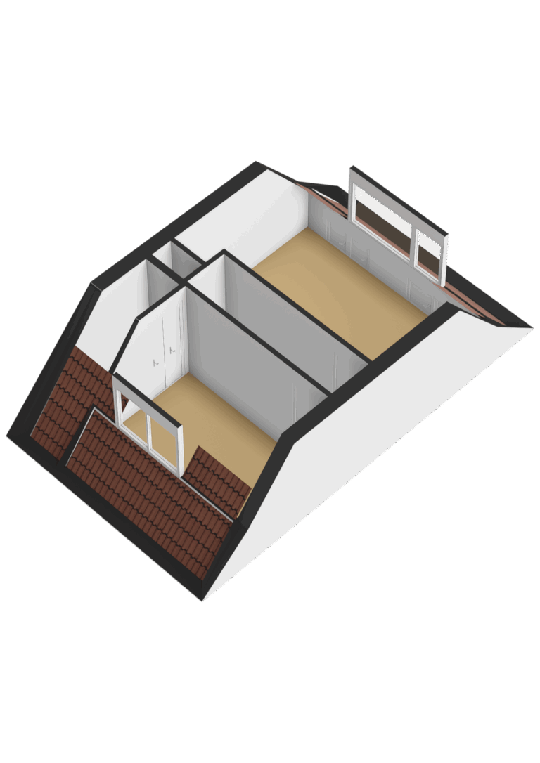 Tweede verdieping - 3D