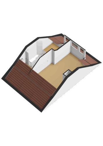 Tweede verdieping - 3D